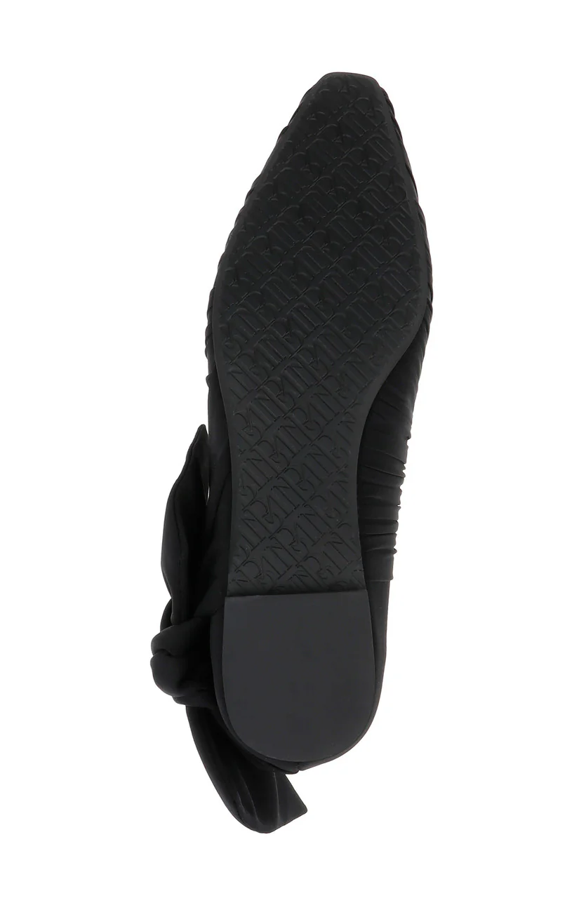 Vayln Ruched Ballet Flats with Oversized Bow - Image 12