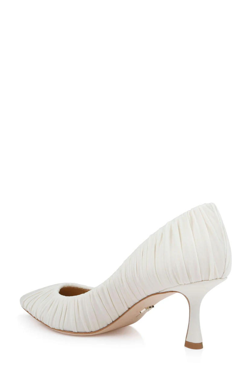 Verity Ruched Kitten Heel Pumps - Image 15