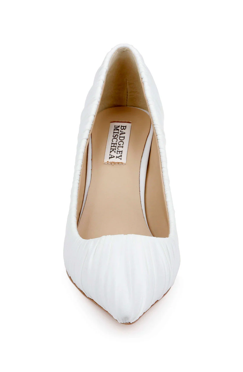 Veronika Ruched Pointed Toe Pumps - Image 23