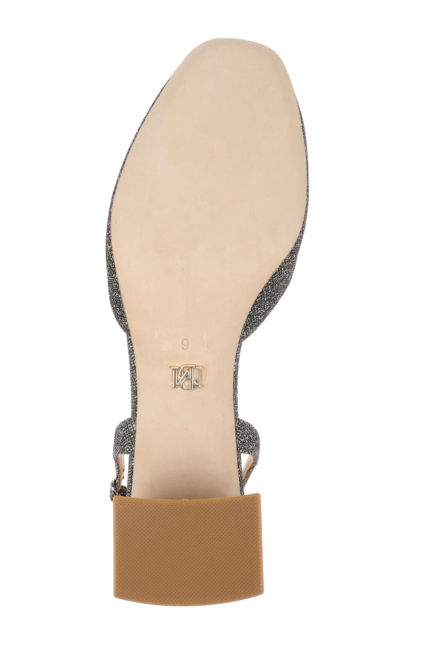 Vivia Satin Block Heel Slingbacks with Crystal Buckle - Image 30